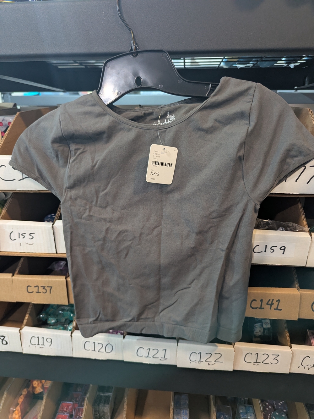 Womens Short Sleeve Tee - Gray | XS/S